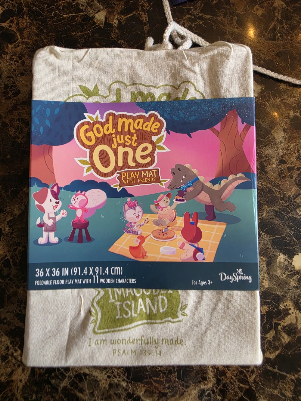 NWT God Made Just One Kids Play Mat